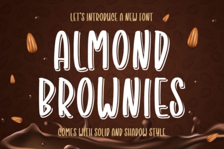 Almond Brownies Font Download