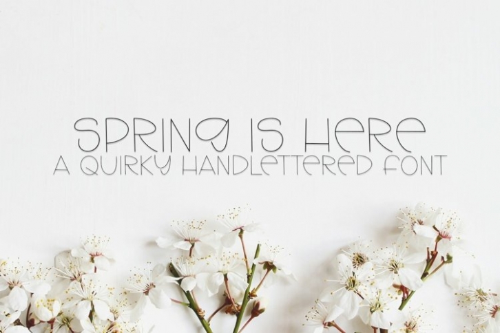 Web Spring Is Here Font Download