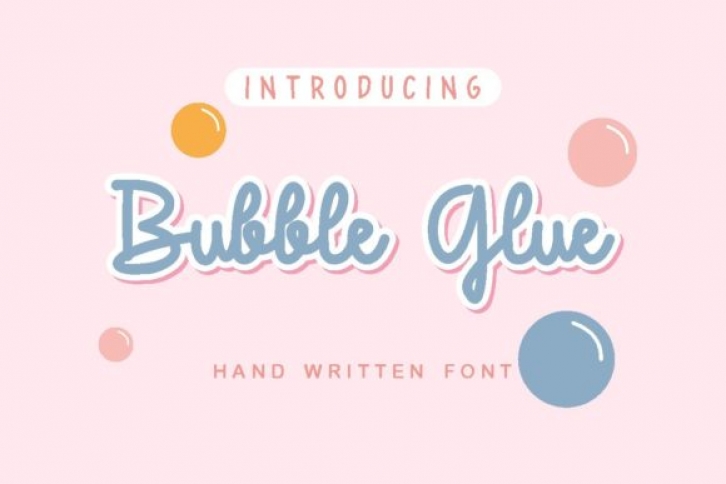 Bubble Glue Font Download