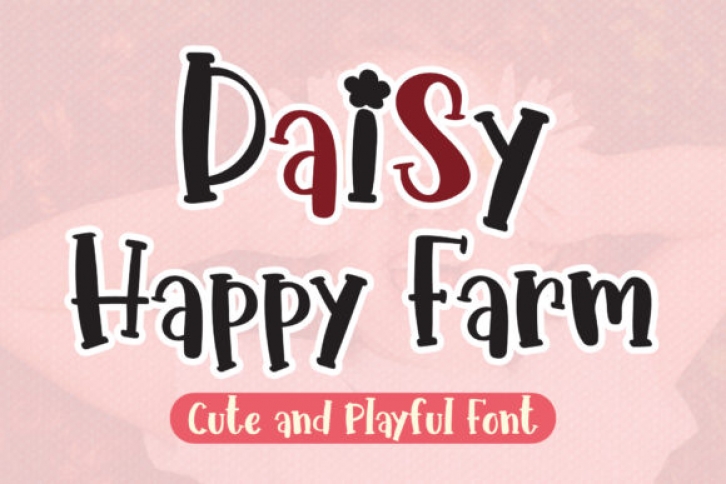 Daisy Happy Farm Font Download