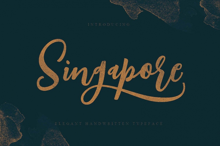 Singapore Script Font Font Download