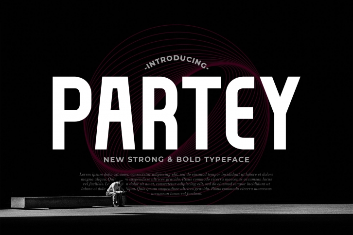 Partey Bold Display Typeface Font Download