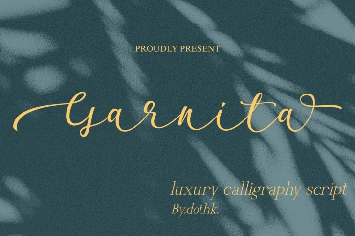 Garnita Script Font Download