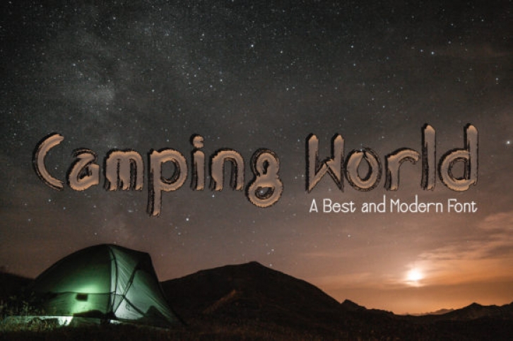 Camping World Font Download