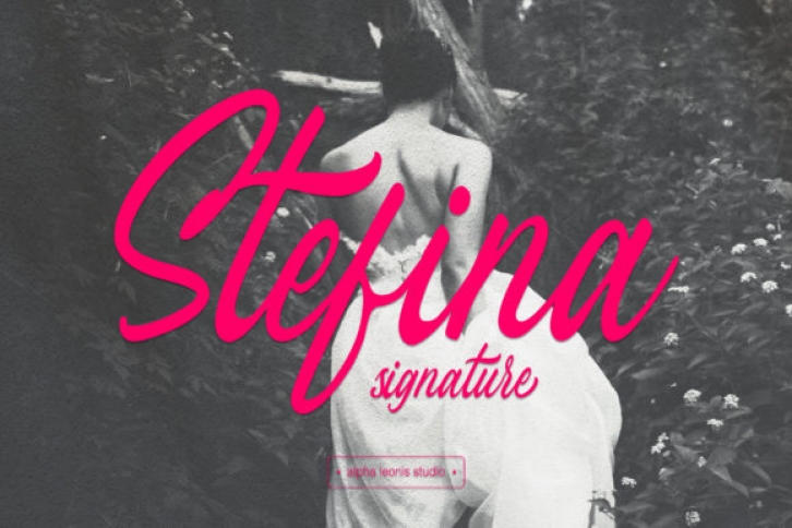 Stefina Signature Font Download