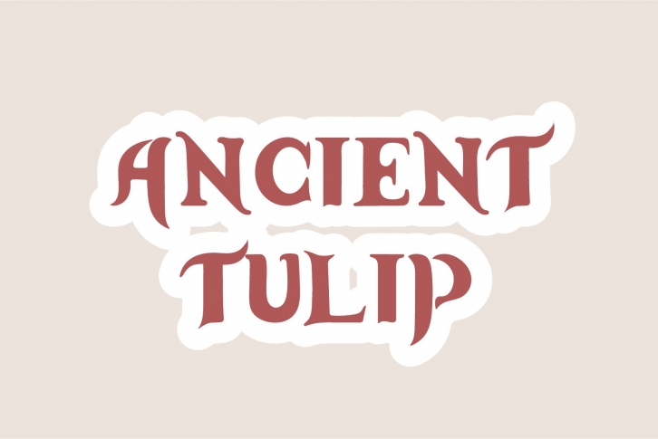 Ancient Tulip Font Download