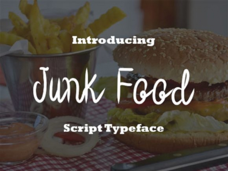 Junk Food Font Download