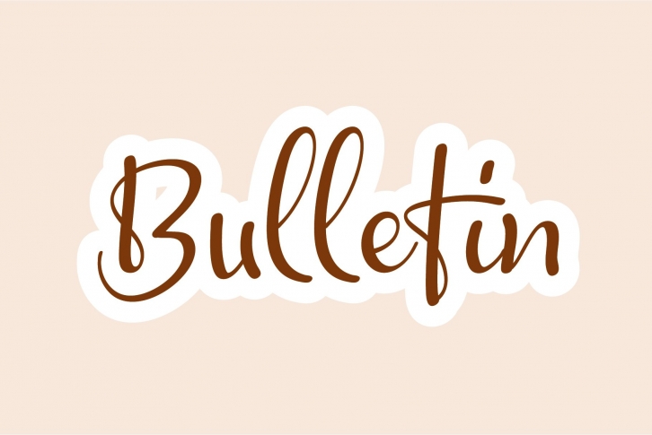 Bulletin Font Download