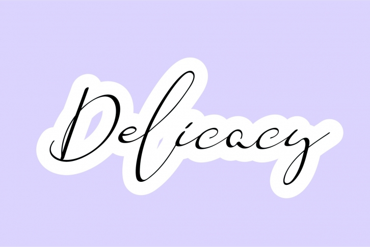 Delicacy Font Download