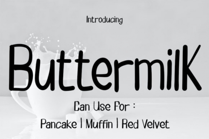 Buttermilk Font Download