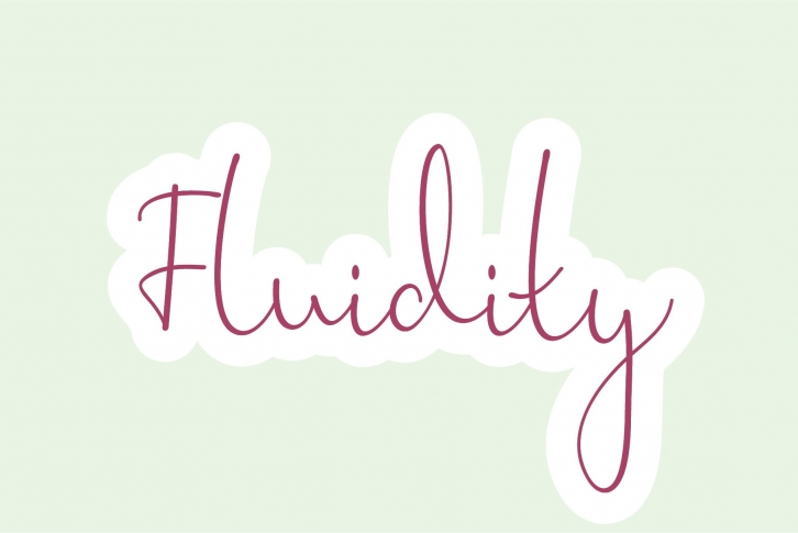 Fluidity Font Download