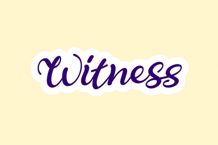Witness Font Download