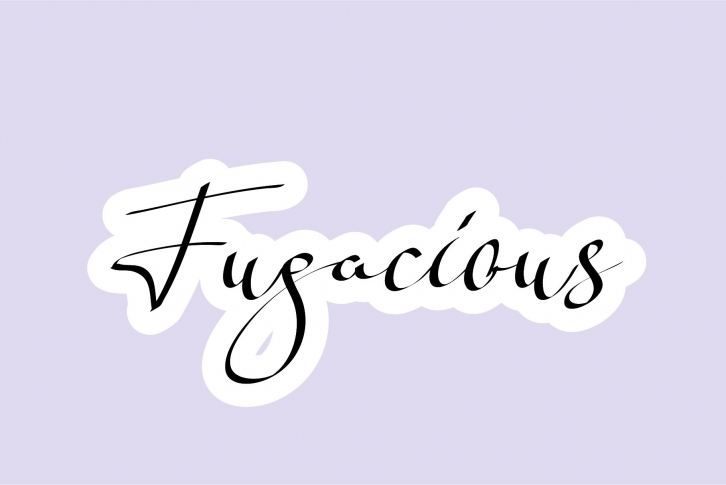 Fugacious Font Download