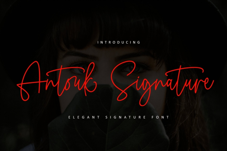 Antouk Signature Slant Font Download