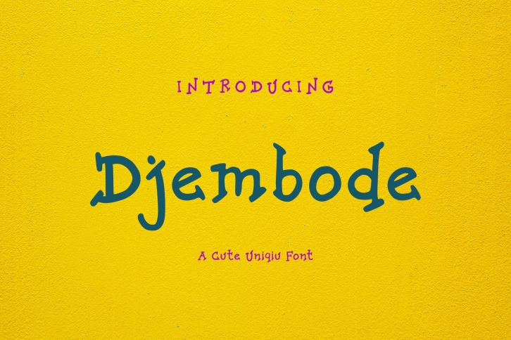 Djembode Font Download