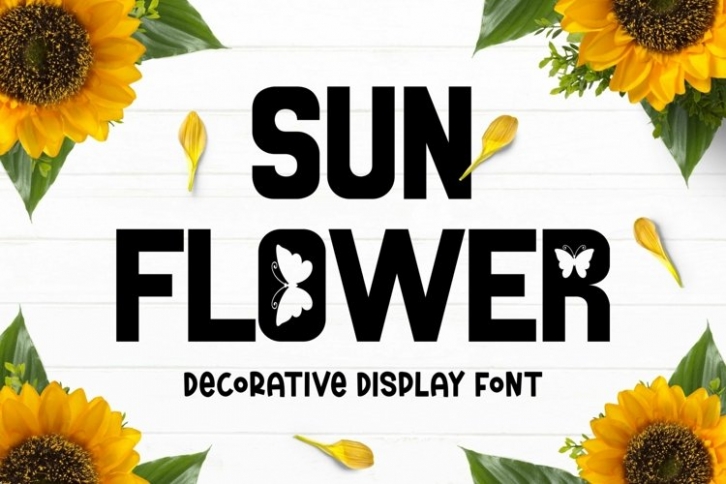 Web SUNFLOWER Font Download