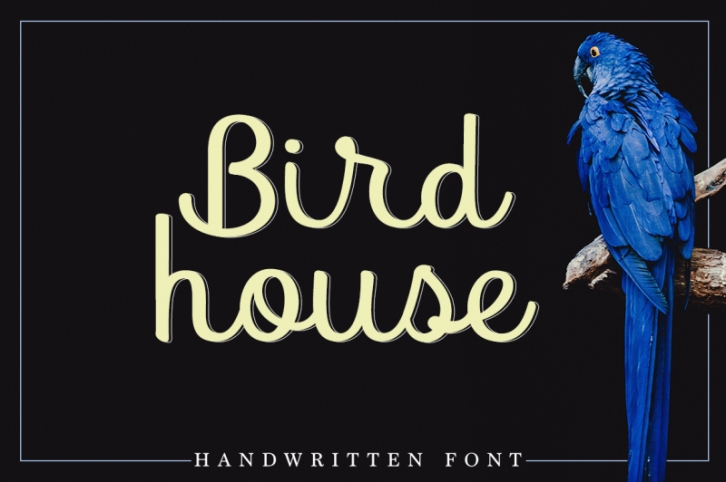 Bird house Font Download