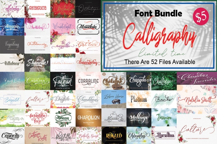 Bundle Calligraphy Font Download