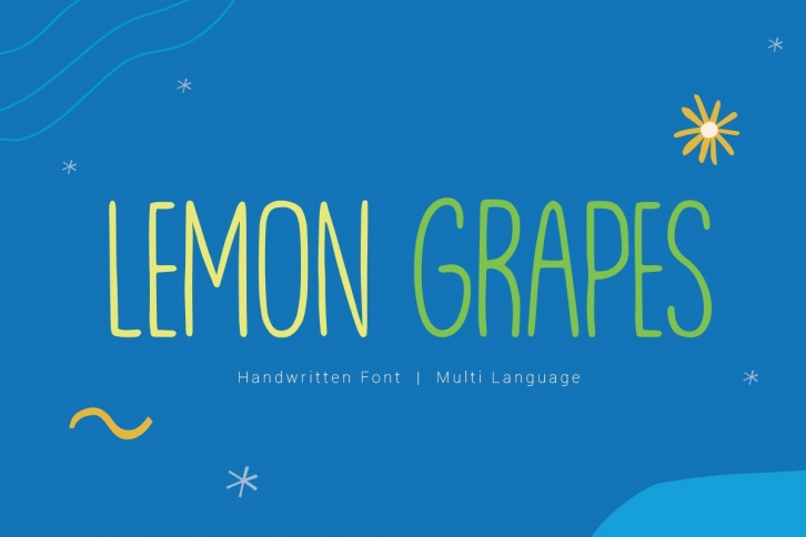 Lemon Grapes Font Download