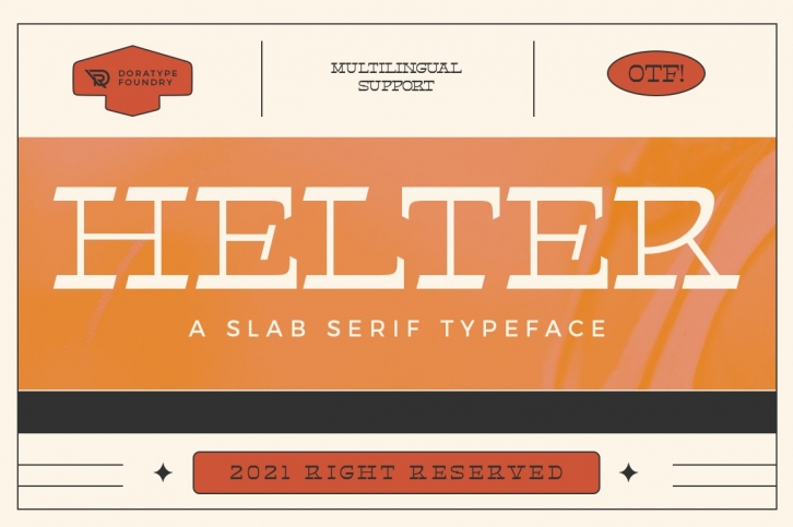 Helter Slab-Serif Typeface Font Download