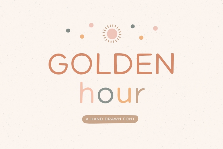 Golden hour Font Download
