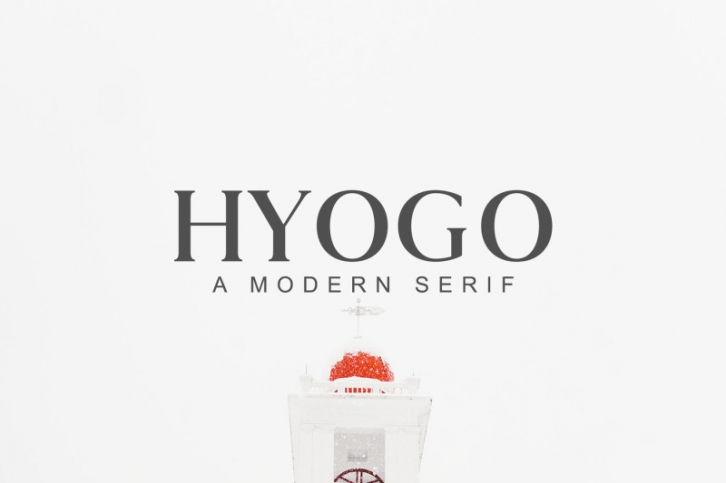 Hyogo A Modern Serif Font Family Font Download