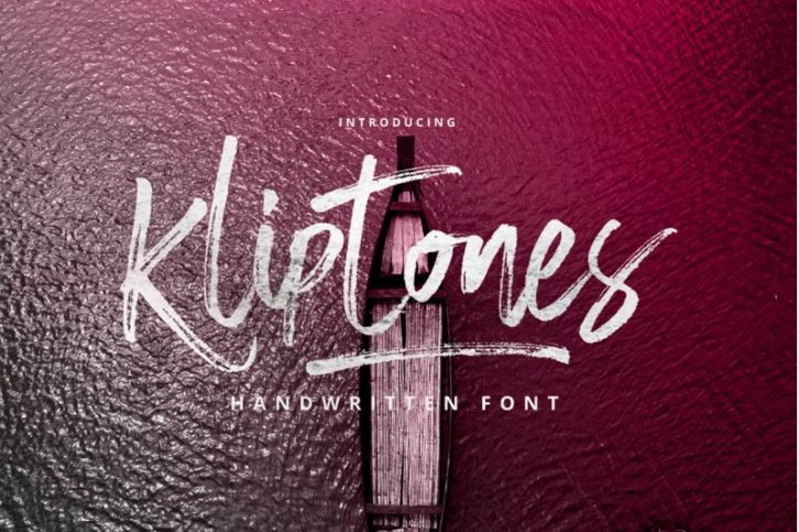 Kliptones Brush Font Download