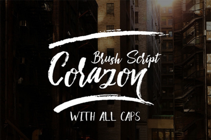 Corazone Brush Script Font Download