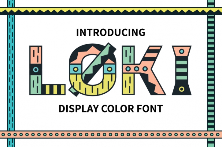 Loki Display Color Font Font Download