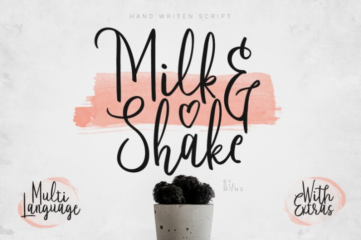 Milkandshake Script Font Download