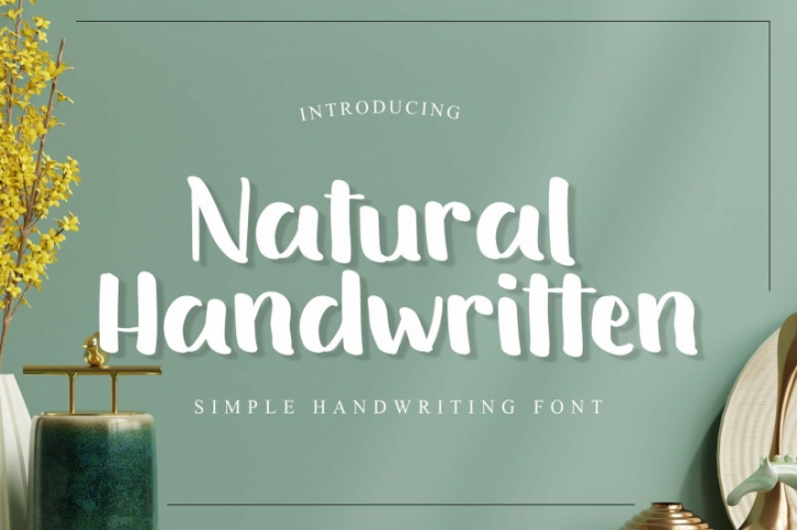 Natural Handwritten Font Download