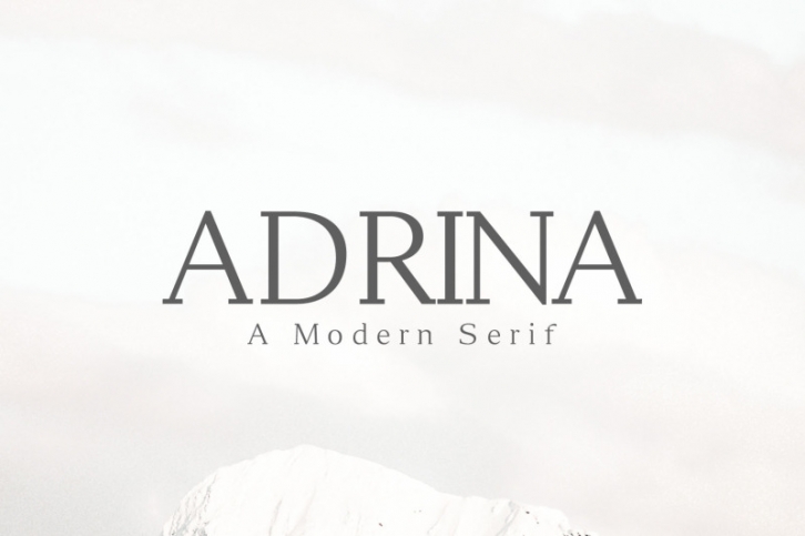 Adrina Modern Serif Font Family Font Download
