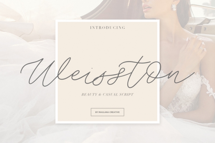 Weisston - Script Font Font Download