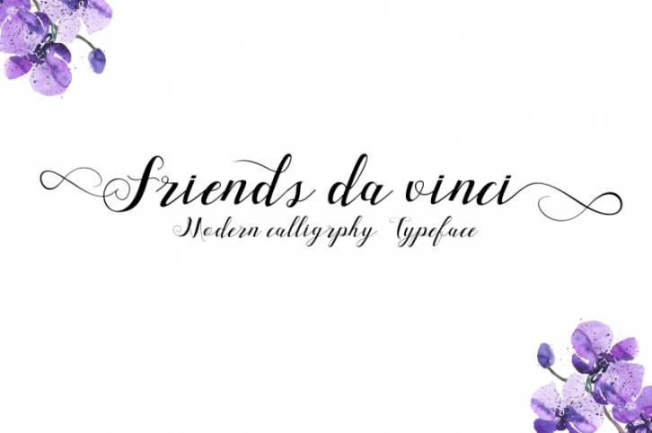 Friends Da Vinci Script Font Download