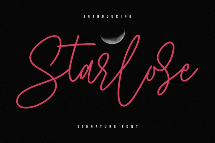 Starlose Signature Font Font Download