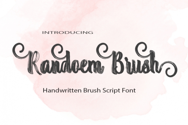 Randoem Brush Font Download