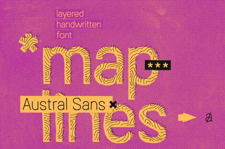 Austral Sans Maplines Font Download
