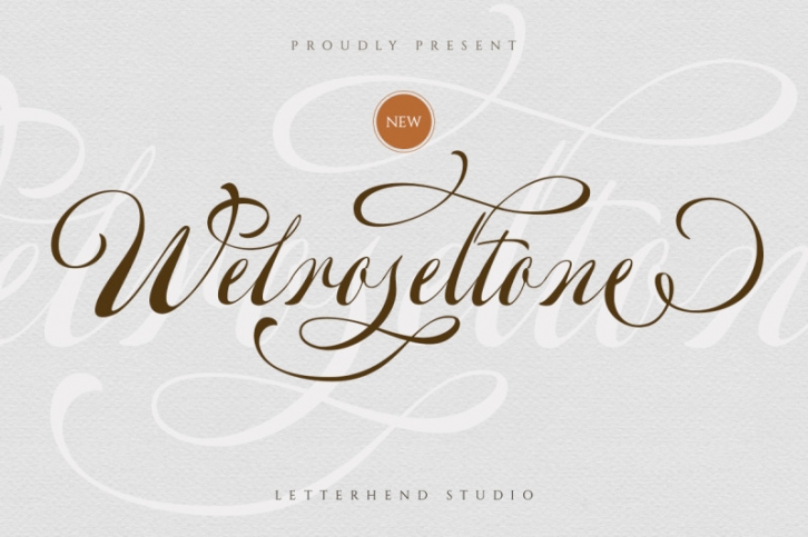 Welroseltone - Unique Script Font Font Download