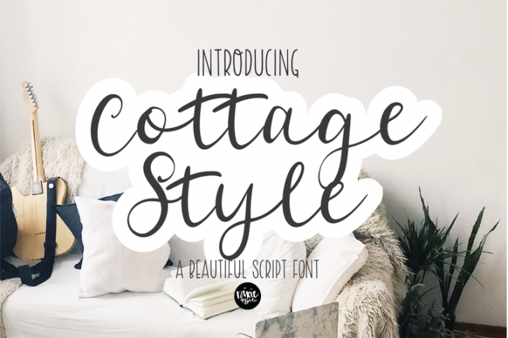 COTTAGE STYLE a Calligraphy Script Font Font Download
