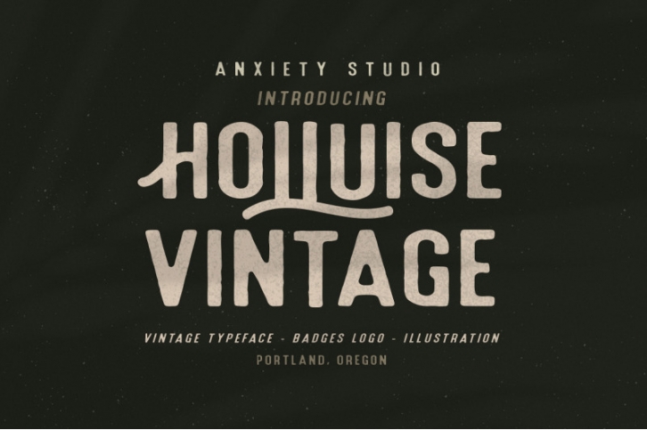 Holluise Vintage (Extra Badges Logo) Font Download
