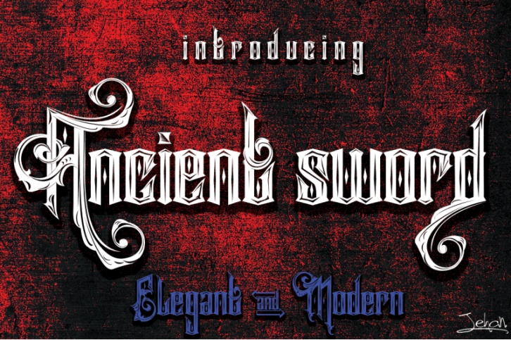 Ancient Swords Font Download