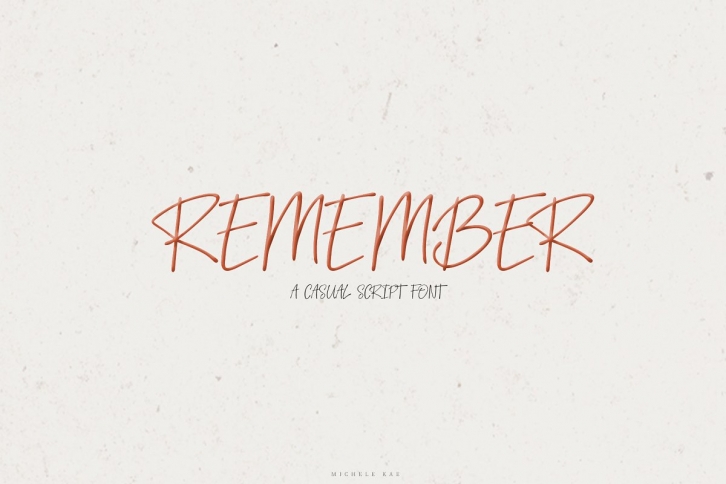 Remember Font Download