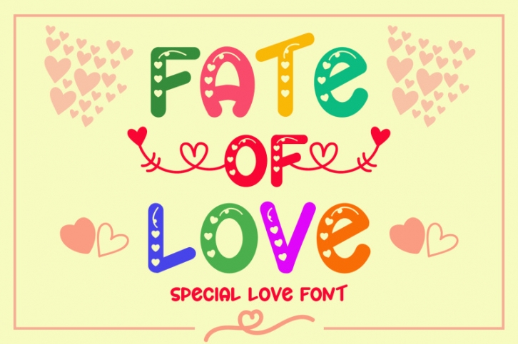 Fate Of Love Font Download