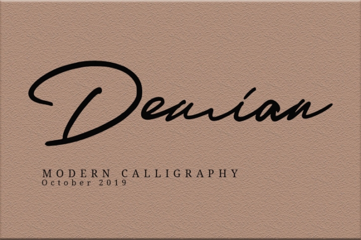 Demian || Modern Script Font Download