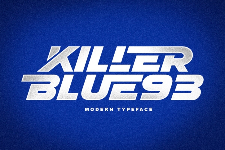 KILLER BLUE93 Font Download