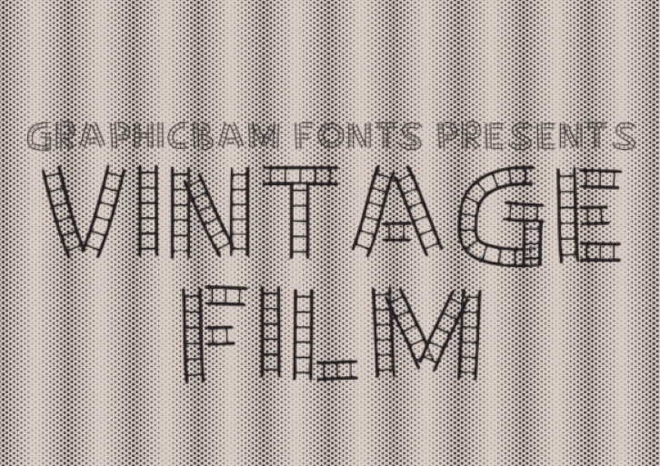 Vintage Film Font Download