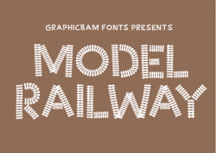 Model Railway Font Download
