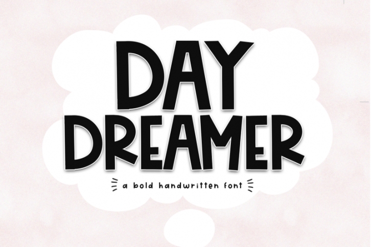 Day Dreamer - A Cute & Quirky Handwritten Font Font Download
