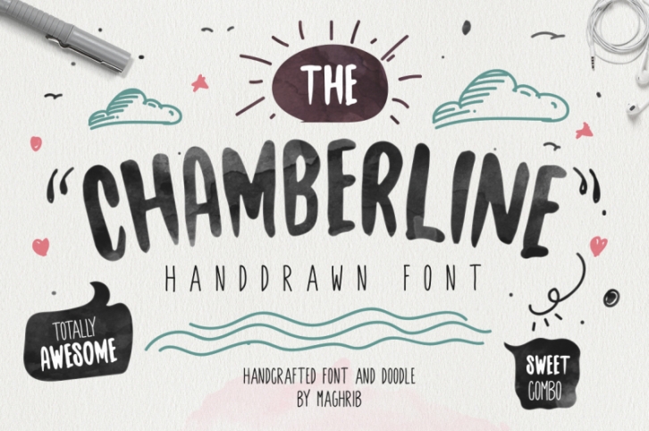 Chamberline & Doodle Vector Font Download