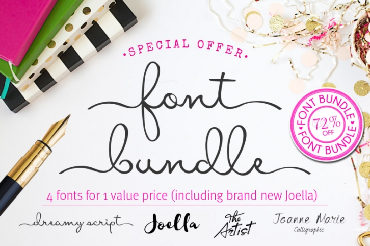 Font Bundle - Script fonts - brush font - Calligraphy Font Font Download